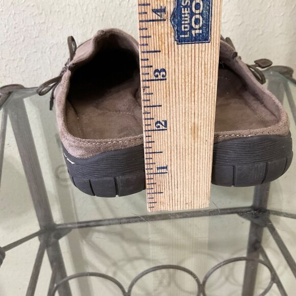 Natural Soul by Naturalizer Comfort Mules Size 7.5 M Women’s Brown Suede Slip On - Picture 5 of 11